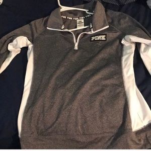 Gray Quarter Zip